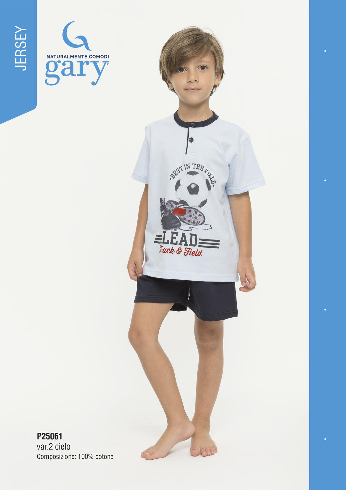 BOY'S PAJAMA M/M P25061 Tellini S.r.l. Wholesale Clothing